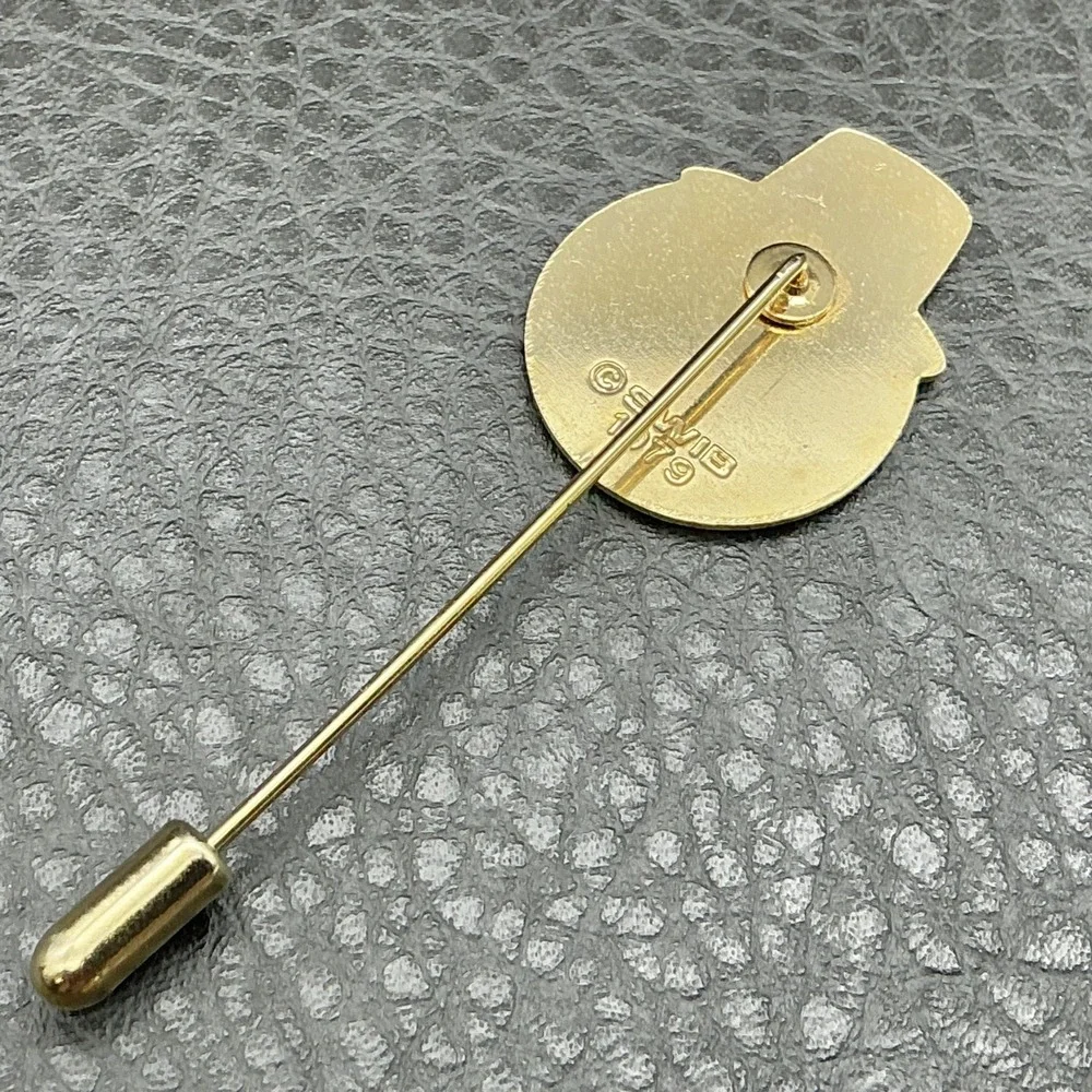 Vintage SWIB 1979 Stick Pin Leprechaun St. Patricks Day Sweater Lapel Brooch